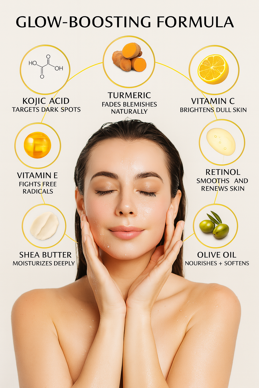 Twinsy Lux Best Tumeric Kojic Acid Soap For Dark Spots Remover For All Skin Type (2 pk)
