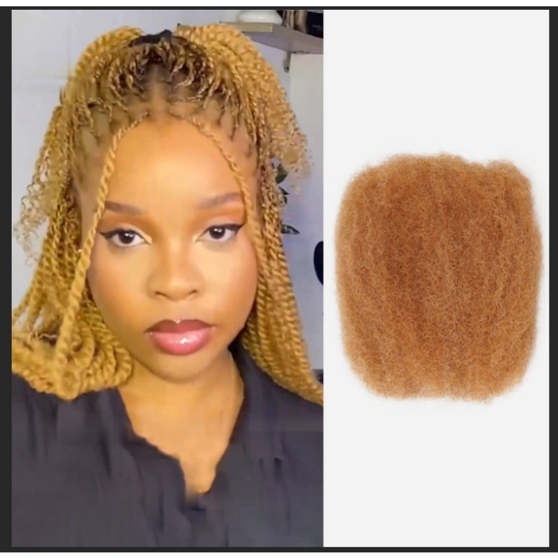 Styleicon Afro Kinky Bulk Human Hair Brazilian Remy Afro Kinky Bulk 1.76 oz/ Pcs Kinky Curly Hair Crochet For Braids No Weft