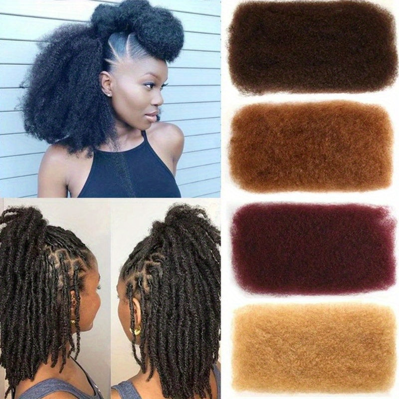 Styleicon Afro Kinky Bulk Human Hair Brazilian Remy Afro Kinky Bulk 1.76 oz/ Pcs Kinky Curly Hair Crochet For Braids No Weft