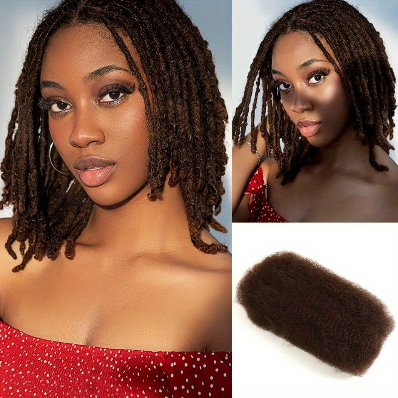 Styleicon Afro Kinky Bulk Human Hair Brazilian Remy Afro Kinky Bulk 1.76 oz/ Pcs Kinky Curly Hair Crochet For Braids No Weft