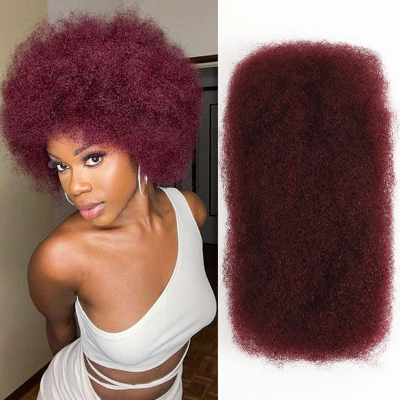 Styleicon Afro Kinky Bulk Human Hair Brazilian Remy Afro Kinky Bulk 1.76 oz/ Pcs Kinky Curly Hair Crochet For Braids No Weft