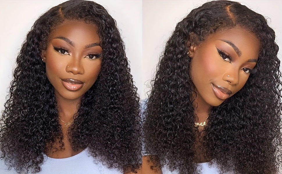 250% Density 4C Kinky Curly Human Hair Wig with 13x4 HD Lace Front - Pre-Bleached & Pre-Plucked Baby Hair, Breathable Swiss Lace for Zero Stress Wear, Realistic Scalp & Summer Comfort (Afro Curly, All Ethnicities), Comfortabl