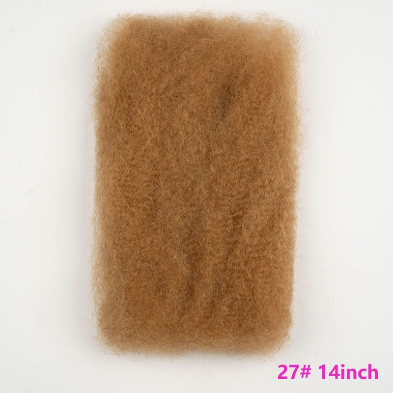 Styleicon Afro Kinky Bulk Human Hair Brazilian Remy Afro Kinky Bulk 1.76 oz/ Pcs Kinky Curly Hair Crochet For Braids No Weft