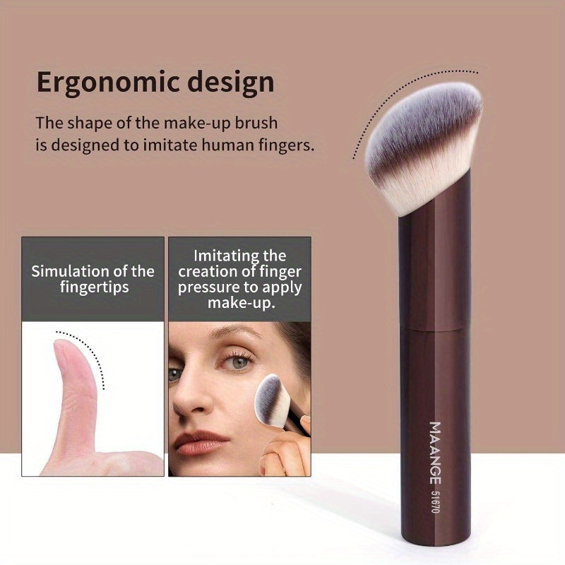 20pcs Makeup Brushes with Gift Box, DoubleEnd Multifunctional Makeup Brushes for Blending Liquid Powder Conaler Cream Blush Buffe, CoffeeBrown