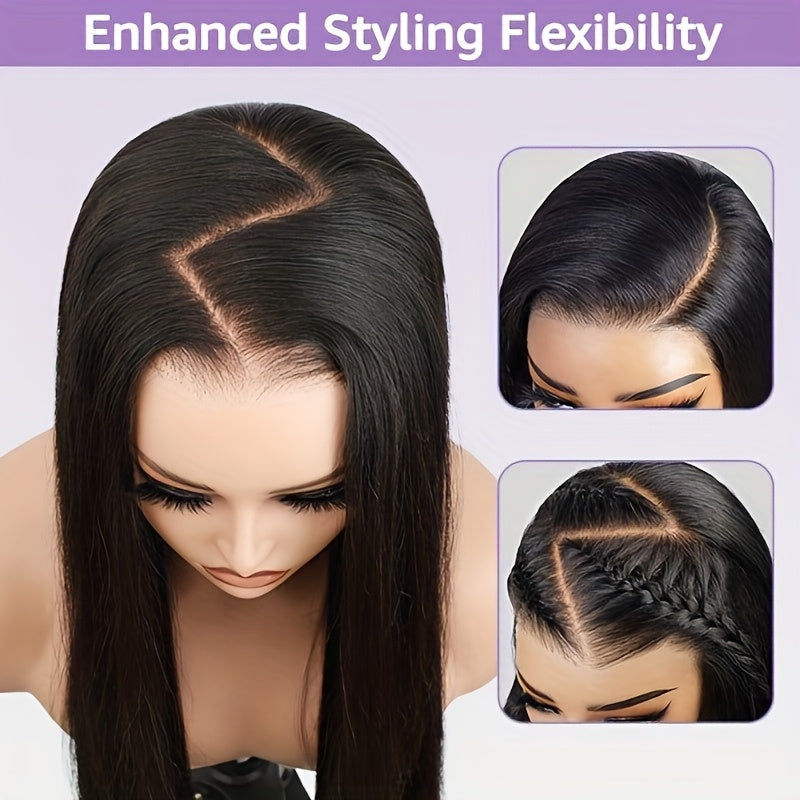 Glueless Deep Wave 4x4 HD Lace Closure Wig 280% Density Pre Plucked Pre Cut Lace Human Hair Deep Curly Lace Front Wig No Glue 3 Seconds to Wear Soft Comfortable And Breathable Transparent Lace Front Wig Bye Bye Knots Beginner