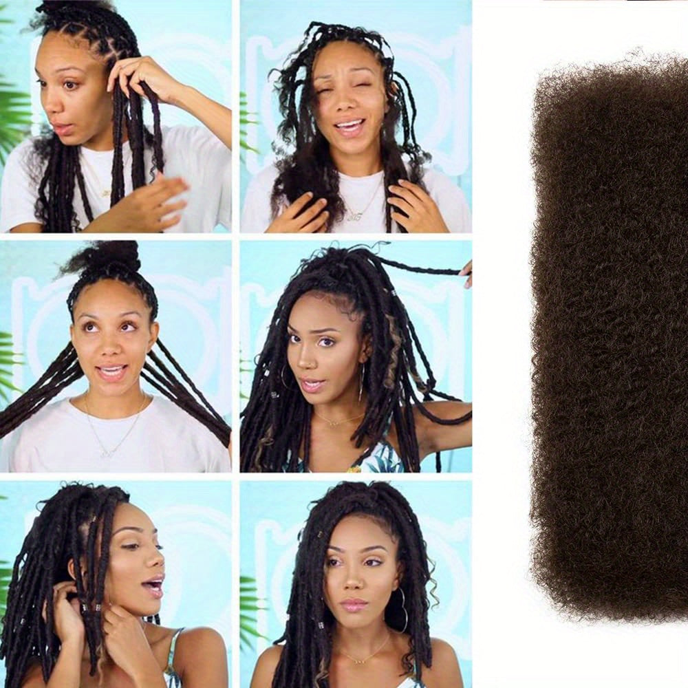 Remy Bulk Hair Peruvian Bulk Hair No Attachment Peruvian Afro Kinky Curly Wave Human Hair Bulk for Braiding Natural Color Braids Hair