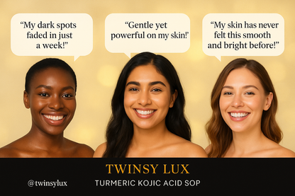 LEMON TUMERIC & ACID KOJIC SOAP BRIGHTNING BAR WITH VITAMIN C COMPLEX FOR FACE AND BODY SKIN, SOAP NET (SET OF 3,6,12)
