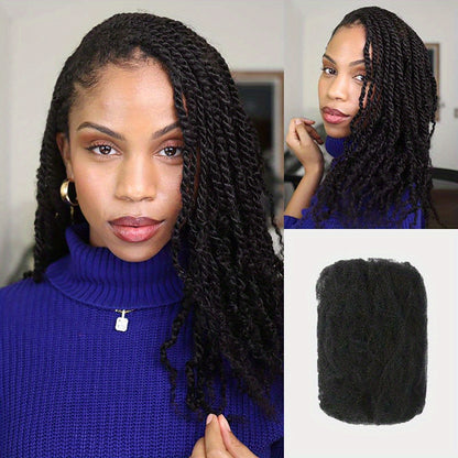 Remy Bulk Hair Peruvian Bulk Hair No Attachment Peruvian Afro Kinky Curly Wave Human Hair Bulk for Braiding Natural Color Braids Hair