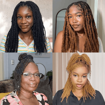 Afro Kinky Bulk Hair No Attachment 100% Remy Dreadlock Hair Peruvian Afro Kinky Bulk Natural Color Kinky Curly Hair for Twist Crochet Braiding Hair 100% Remy Human Bulk Hair