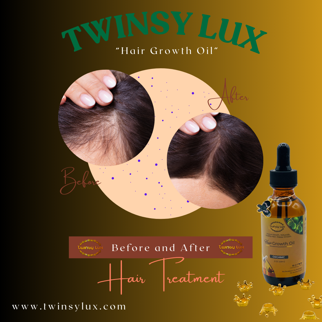 Twinsy Lux Hair Growth Oil Rosemary Mint Nourishing Scalp & strengthening density 100% pure plant Hair oil treatment for all Hair type