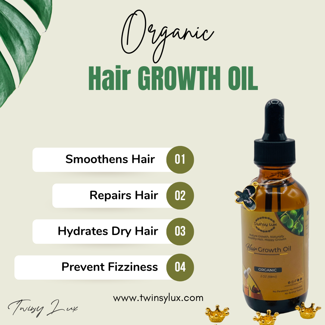 Twinsy Lux Hair Growth Oil Rosemary Mint Nourishing Scalp & strengthening density 100% pure plant Hair oil treatment for all Hair type