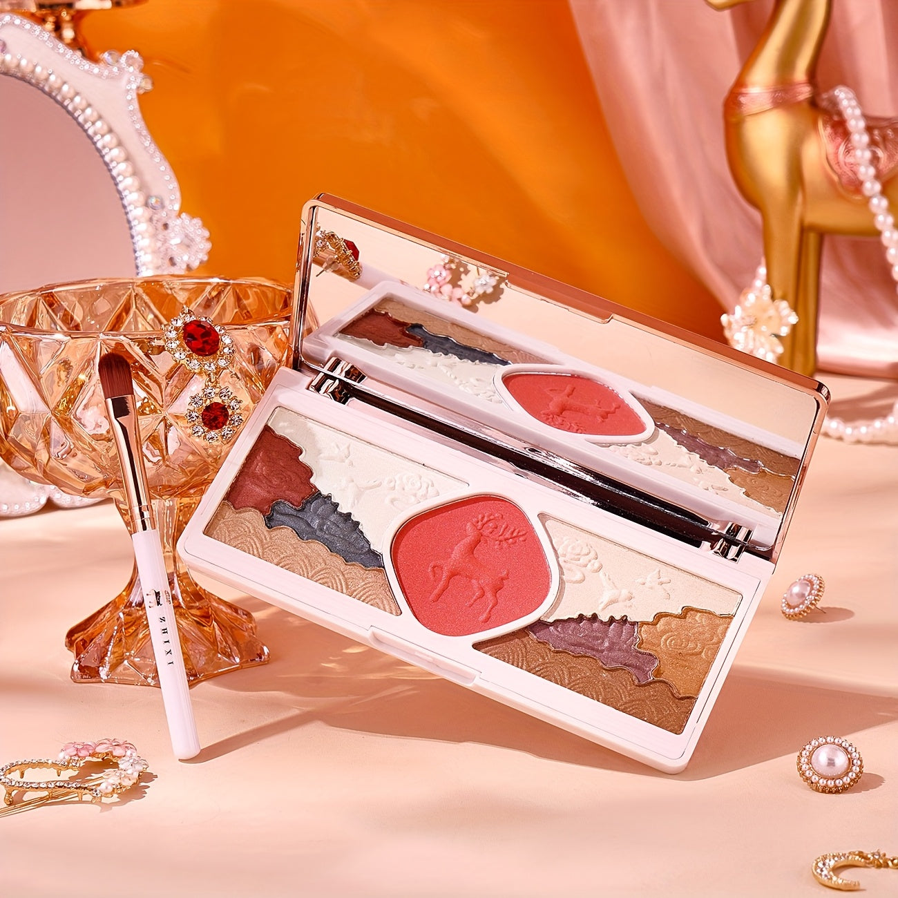 [20pcs Luxury Makeup Set] 20pcs Yilu High-end Luxury Makeup And Skin Care Set Gift Box | Complete Set With Eyeshadow, Lipstick, Mascara, Concealer And Other Makeup And Skin Care Tools | Send Mom, Send Friends, Holiday Gifts,