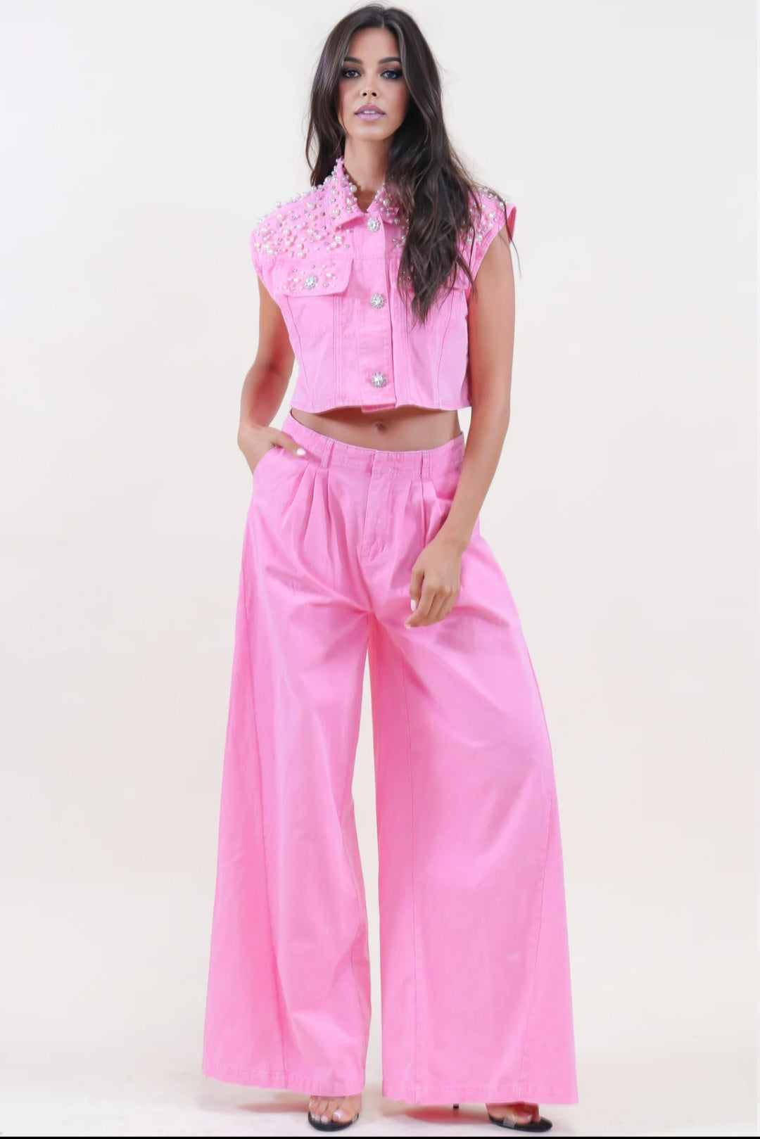Pinky Elegant Peach Oversized set