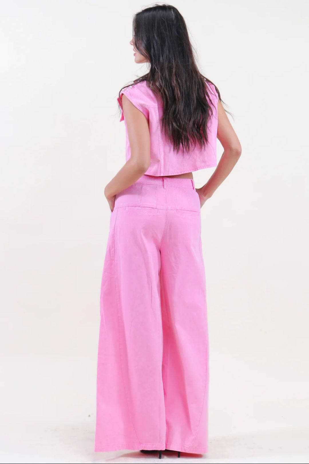 Pinky Elegant Peach Oversized set